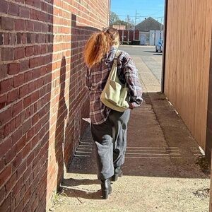 oversized flannel shirt
